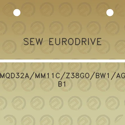 sew-eurodrive-mqd32amm11cz38gobw1agb1