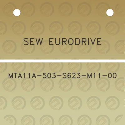 sew-eurodrive-mta11a-503-s623-m11-00