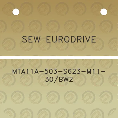 sew-eurodrive-mta11a-503-s623-m11-30bw2