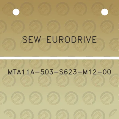 sew-eurodrive-mta11a-503-s623-m12-00