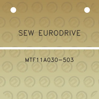 sew-eurodrive-mtf11a030-503