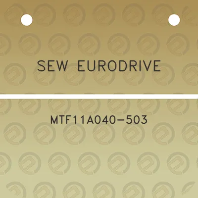 sew-eurodrive-mtf11a040-503