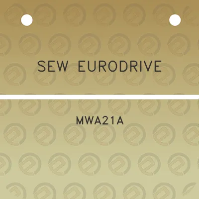 sew-eurodrive-mwa21a