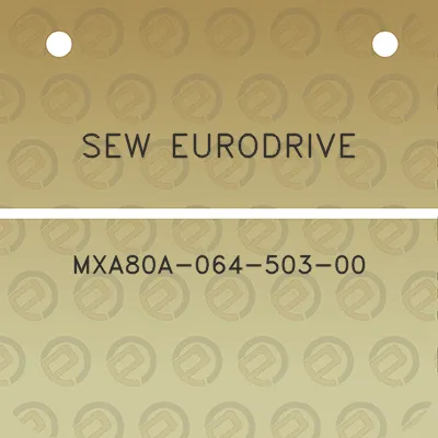 sew-eurodrive-mxa80a-064-503-00