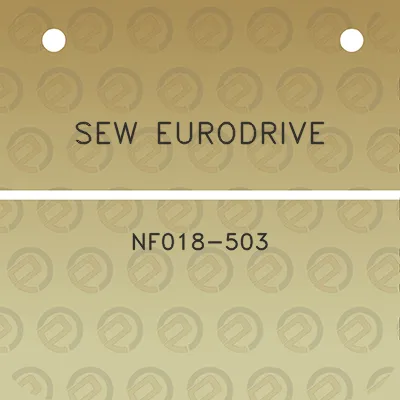 sew-eurodrive-nf018-503