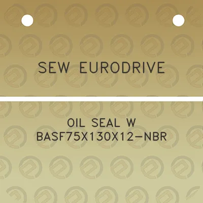 sew-eurodrive-oil-seal-w-basf75x130x12-nbr