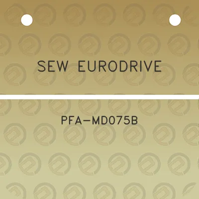 sew-eurodrive-pfa-md075b