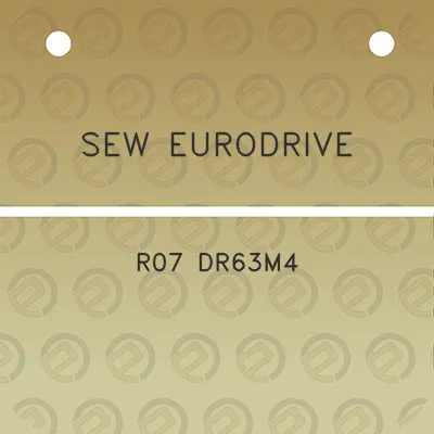 sew-eurodrive-r07-dr63m4