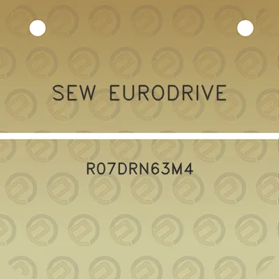 sew-eurodrive-r07drn63m4