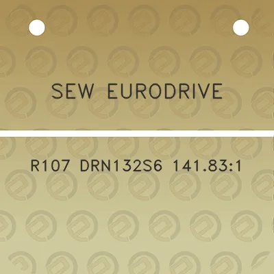 sew-eurodrive-r107-drn132s6-141831