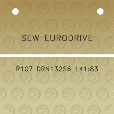 sew-eurodrive-r107-drn132s6-14183