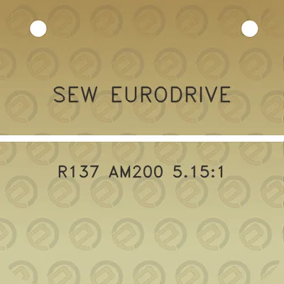 sew-eurodrive-r137-am200-5151