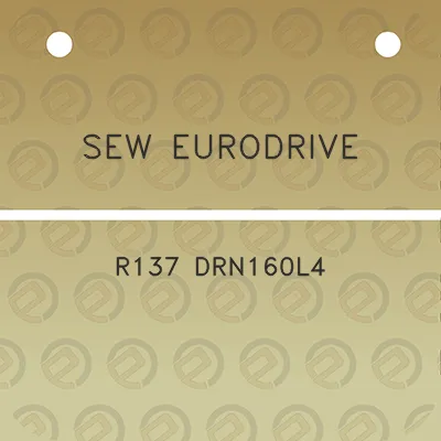 sew-eurodrive-r137-drn160l4