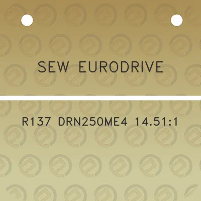 sew-eurodrive-r137-drn250me4-14511