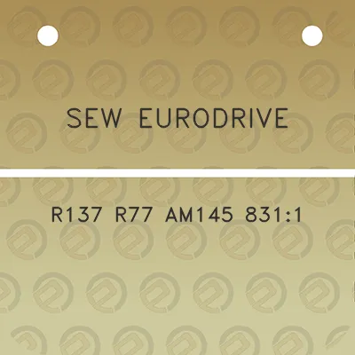 sew-eurodrive-r137-r77-am145-8311