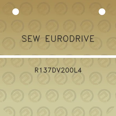 sew-eurodrive-r137dv200l4