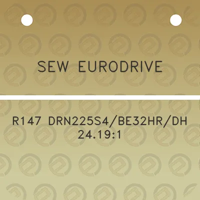 sew-eurodrive-r147-drn225s4be32hrdh-24191