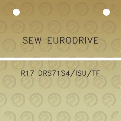 sew-eurodrive-r17-drs71s4isutf