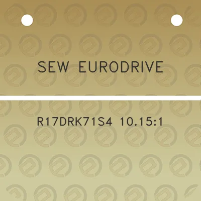 sew-eurodrive-r17drk71s4-10151