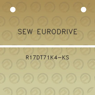 sew-eurodrive-r17dt71k4-ks