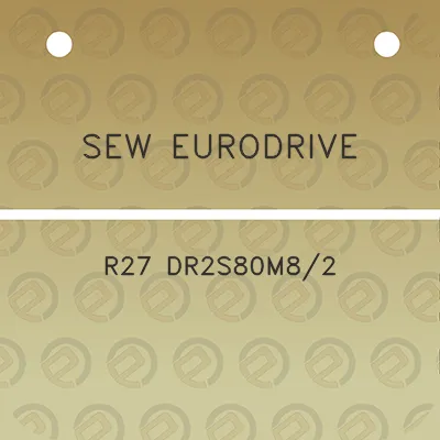 sew-eurodrive-r27-dr2s80m82