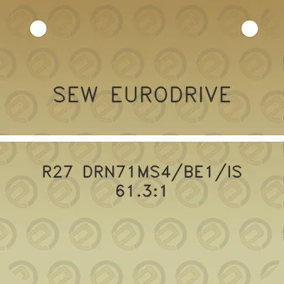 sew-eurodrive-r27-drn71ms4be1is-6131