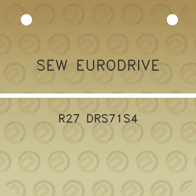 sew-eurodrive-r27-drs71s4