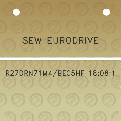 sew-eurodrive-r27drn71m4be05hf-18081