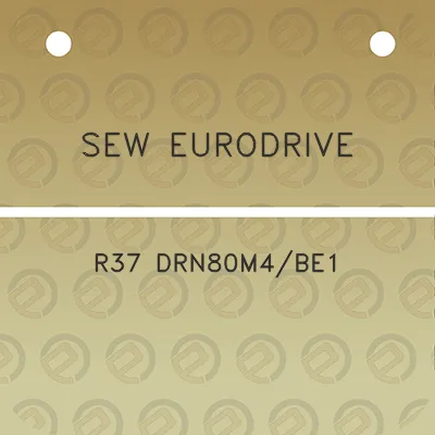 sew-eurodrive-r37-drn80m4be1