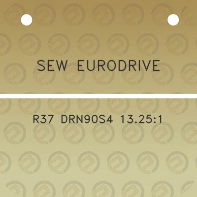 sew-eurodrive-r37-drn90s4-13251