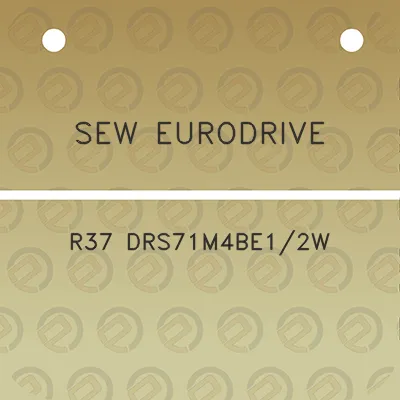 sew-eurodrive-r37-drs71m4be12w