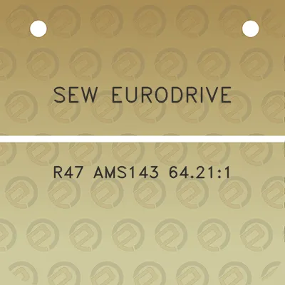 sew-eurodrive-r47-ams143-64211