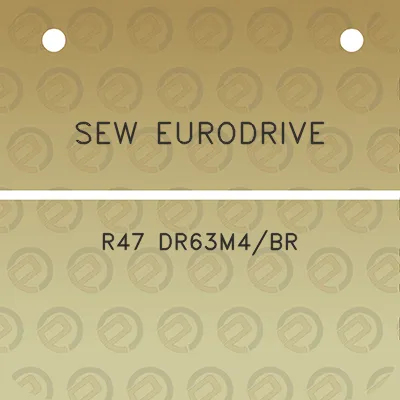 sew-eurodrive-r47-dr63m4br