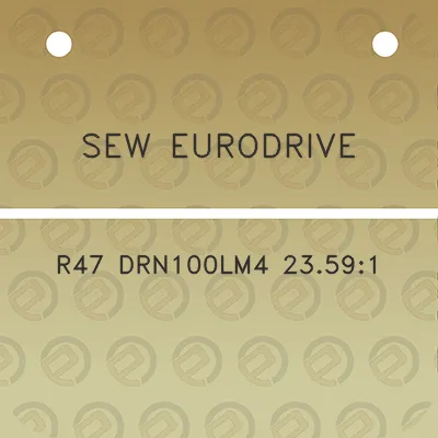 sew-eurodrive-r47-drn100lm4-23591