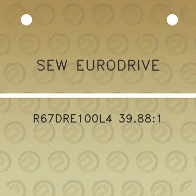 sew-eurodrive-r67dre100l4-39881