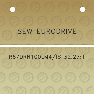 sew-eurodrive-r67drn100lm4is-32271