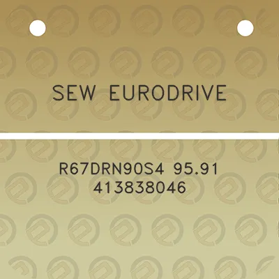 sew-eurodrive-r67drn90s4-9591-413838046