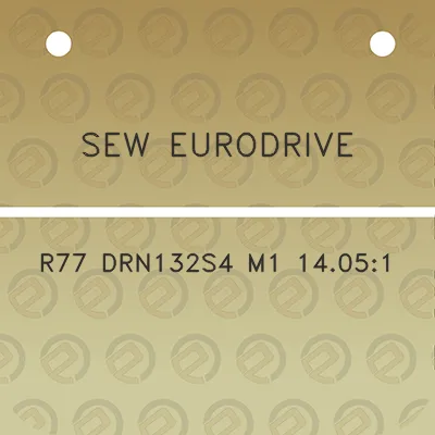 sew-eurodrive-r77-drn132s4-m1-14051