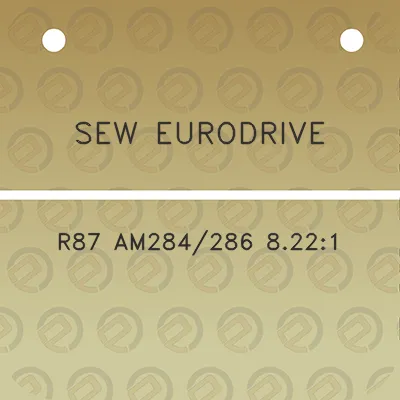 sew-eurodrive-r87-am284286-8221