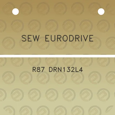 sew-eurodrive-r87-drn132l4