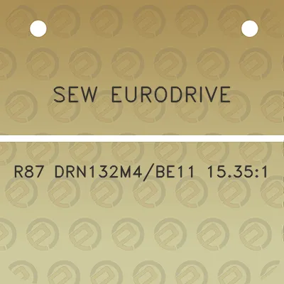 sew-eurodrive-r87-drn132m4be11-15351