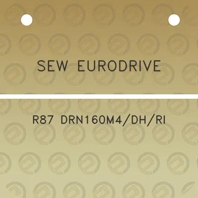 sew-eurodrive-r87-drn160m4dhri