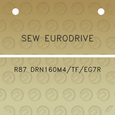 sew-eurodrive-r87-drn160m4tfeg7r