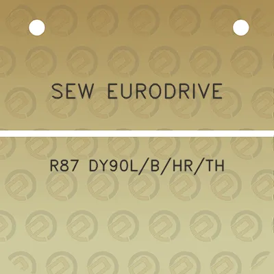 sew-eurodrive-r87-dy90lbhrth