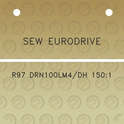 sew-eurodrive-r97-drn100lm4dh-1501