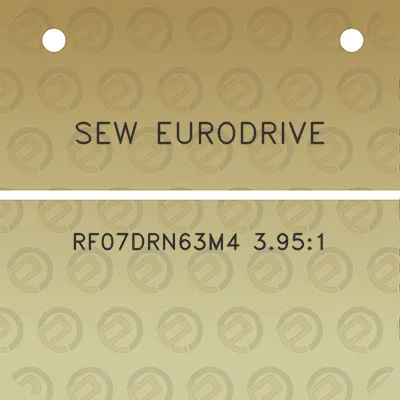 sew-eurodrive-rf07drn63m4-3951