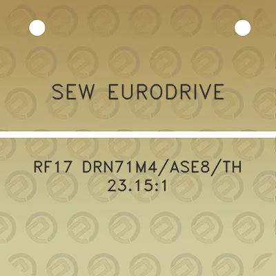 sew-eurodrive-rf17-drn71m4ase8th-23151