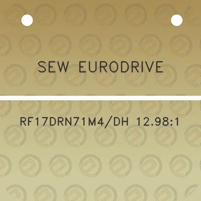 sew-eurodrive-rf17drn71m4dh-12981