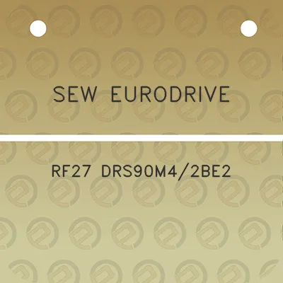 sew-eurodrive-rf27-drs90m42be2