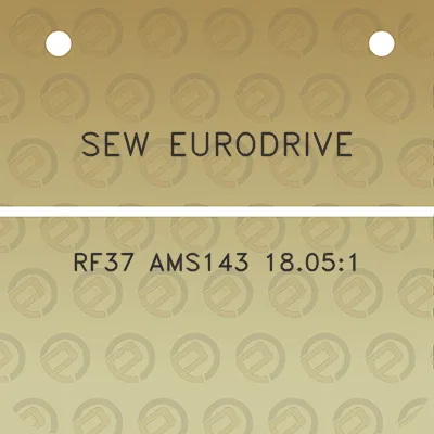 sew-eurodrive-rf37-ams143-18051